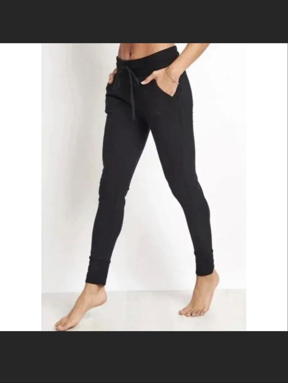 FP Movement by Free People Black Track Joggers